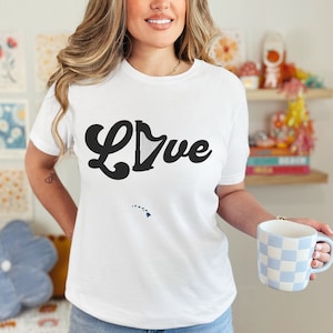 Harp Love Shirt Comfort Colors, t-shirt amateur de harpe, cadeau amateur de harpe, chemise de joueur de harpe, fille qui aime la harpe, tee-shirt harpiste, cadeau étudiant harpe