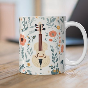 Mug violoncelle, cadeau pour violoncelliste, tasse à café joueur de violoncelle, cadeau pour amateur de violoncelle, tasse professeur d&#39;orchestre, cadeau pour professeur de musique, professeur de cordes