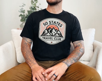 50 States Travelled, State Tripping Tee, State Tripping Tshirt, Travelled all 50 states, State Tripping T Shirt, Traveled all 50 states