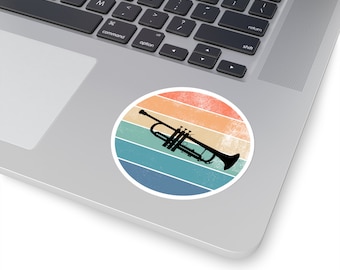 Trumpet Sticker, Trumpet Lover Sticker, Trumpet Player Gift, Trumpet Student Gift, Gift for Trumpet Teacher, Gift for Band Teacher