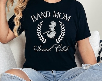 Chemises de parents de groupe, T-shirt de maman de fanfare, Chemises de maman de groupe, Club social des mamans de groupe, Chemise de parent de fanfare, T-shirt de parent de groupe