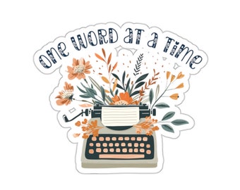 journalism sticker, journalism stickers, typewriting sticker, typewriter stickers, gift for writer, author sticker, journaling sticker