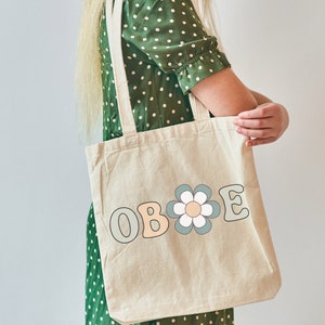Oboe Tote Bag, Oboe Gift, Oboe, Oboe Player, Oboe Student, Oboe Teacher, Oboe Tote, Oboeist, Oboe Lover