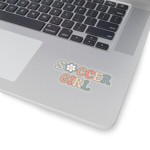 Soccer Girl Sticker, Soccer sticker water bottle, Girl soccer stickers, soccer lover sticker, girls soccer sticker, cute soccer stickers image 4