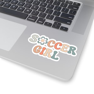 Soccer Girl Sticker, Soccer sticker water bottle, Girl soccer stickers, soccer lover sticker, girls soccer sticker, cute soccer stickers