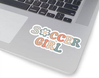 Soccer Girl Sticker, Soccer sticker water bottle, Girl soccer stickers, soccer lover sticker, girls soccer sticker, cute soccer stickers