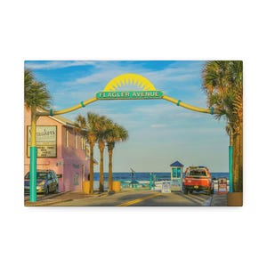 Flagler Avenue Photo, New Smyrna Beach Photography, NSB photo, NSB gift, new smyrna gift, photo of flagler avenue, florida photography
