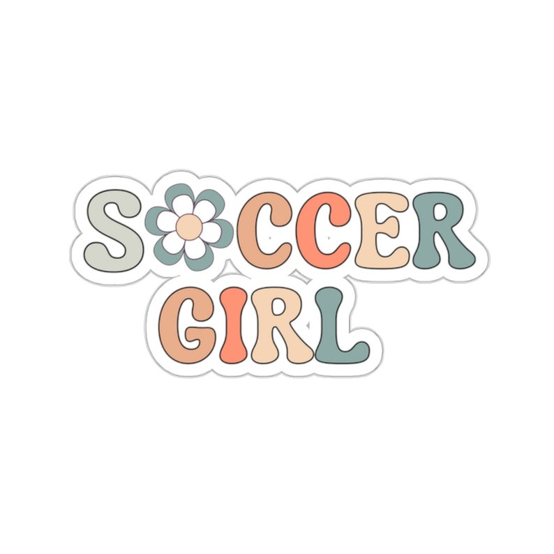 Soccer Girl Sticker, Soccer sticker water bottle, Girl soccer stickers, soccer lover sticker, girls soccer sticker, cute soccer stickers image 7