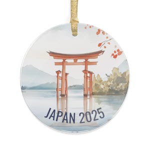 Adorno personalizado de Japón, adorno para viaje a Tokio 2025, regalo para viaje a Japón, Kioto, regalo para viaje a Osaka, regalo para vacaciones en Japón, viaje a Japón