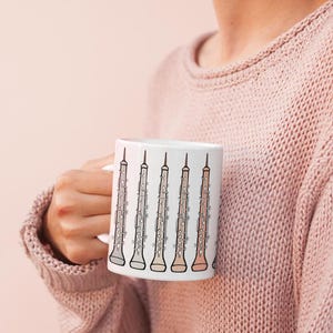Oboe Mug, Oboe Gift, Oboeist Mug, Oboeist Gift, Oboe Lover, Oboe Lover Gift, Oboe Player Gift, Oboe Teacher Gift, Oboe Student Gift