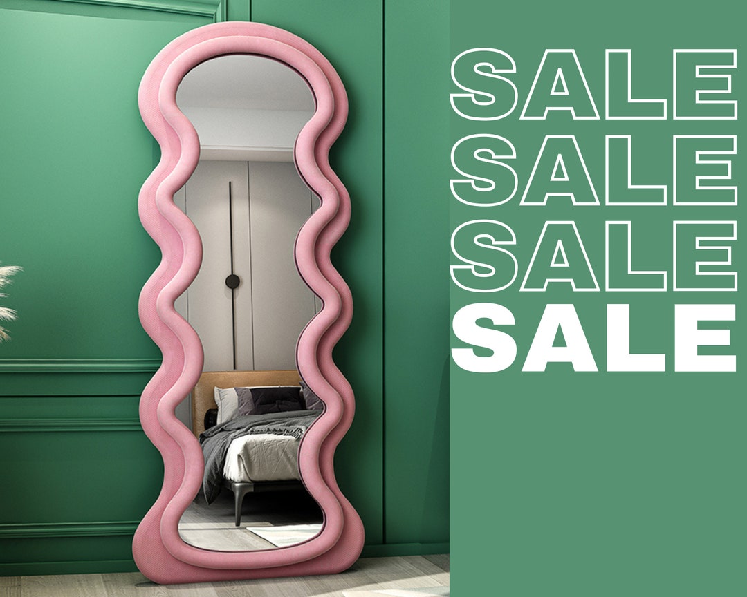 Wavy Mirror Squiggle Vanity Mirror Makeup Vanity Mirror Etsy