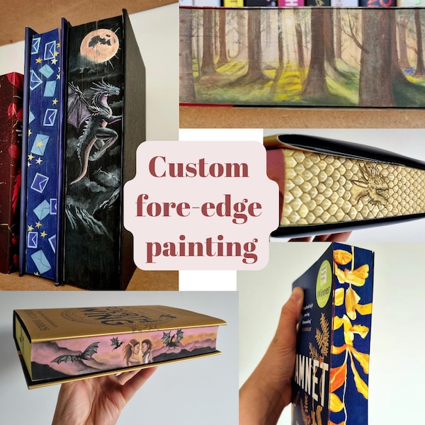 Custom fore-edge painting *Please read description*