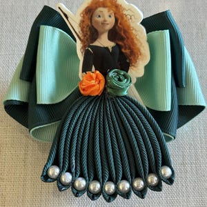 Fiocco per capelli della principessa Merida Disney del film Brave