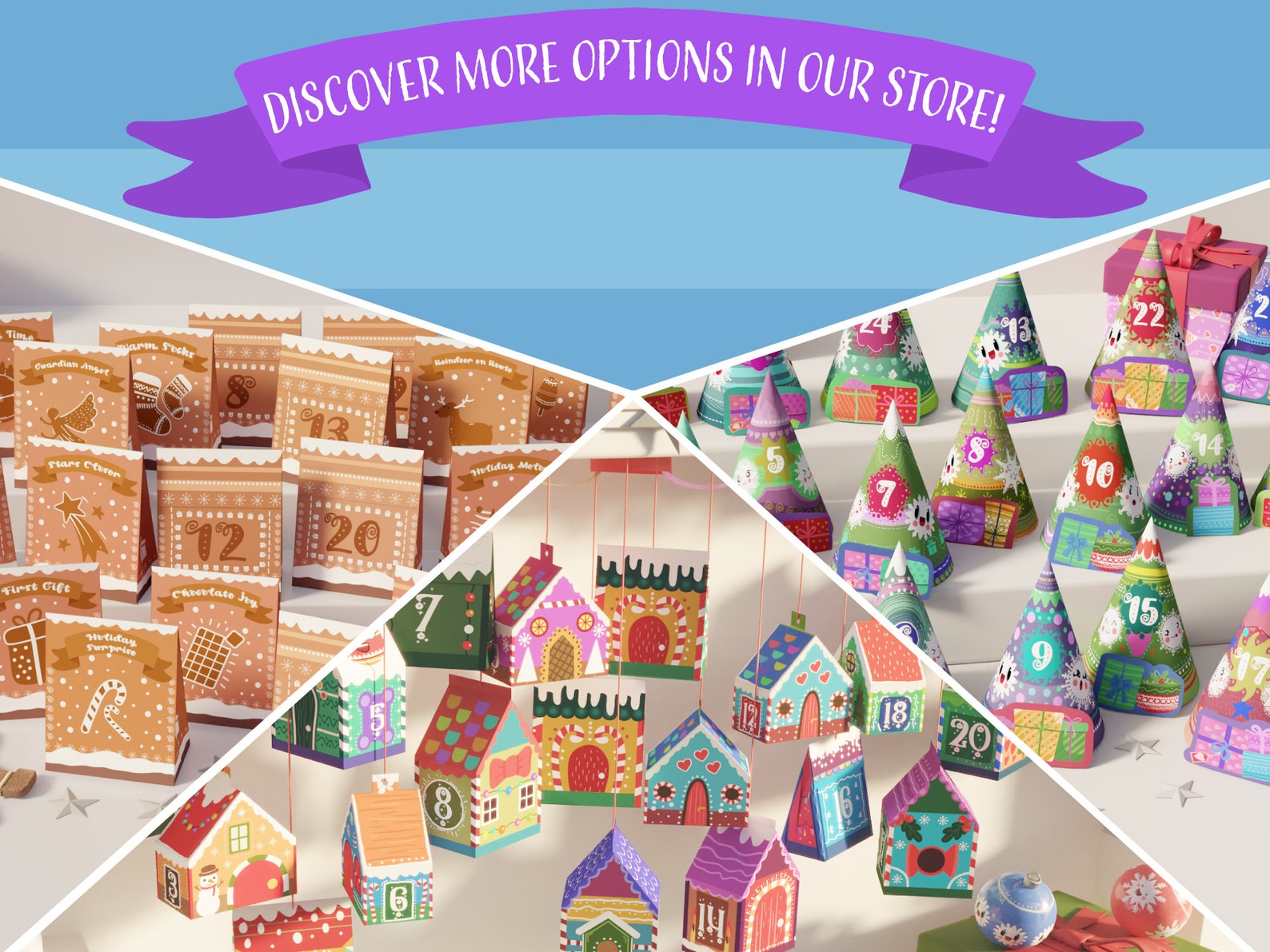Choochoo Countdown Printable Train Advent Calendar, DIY Printable