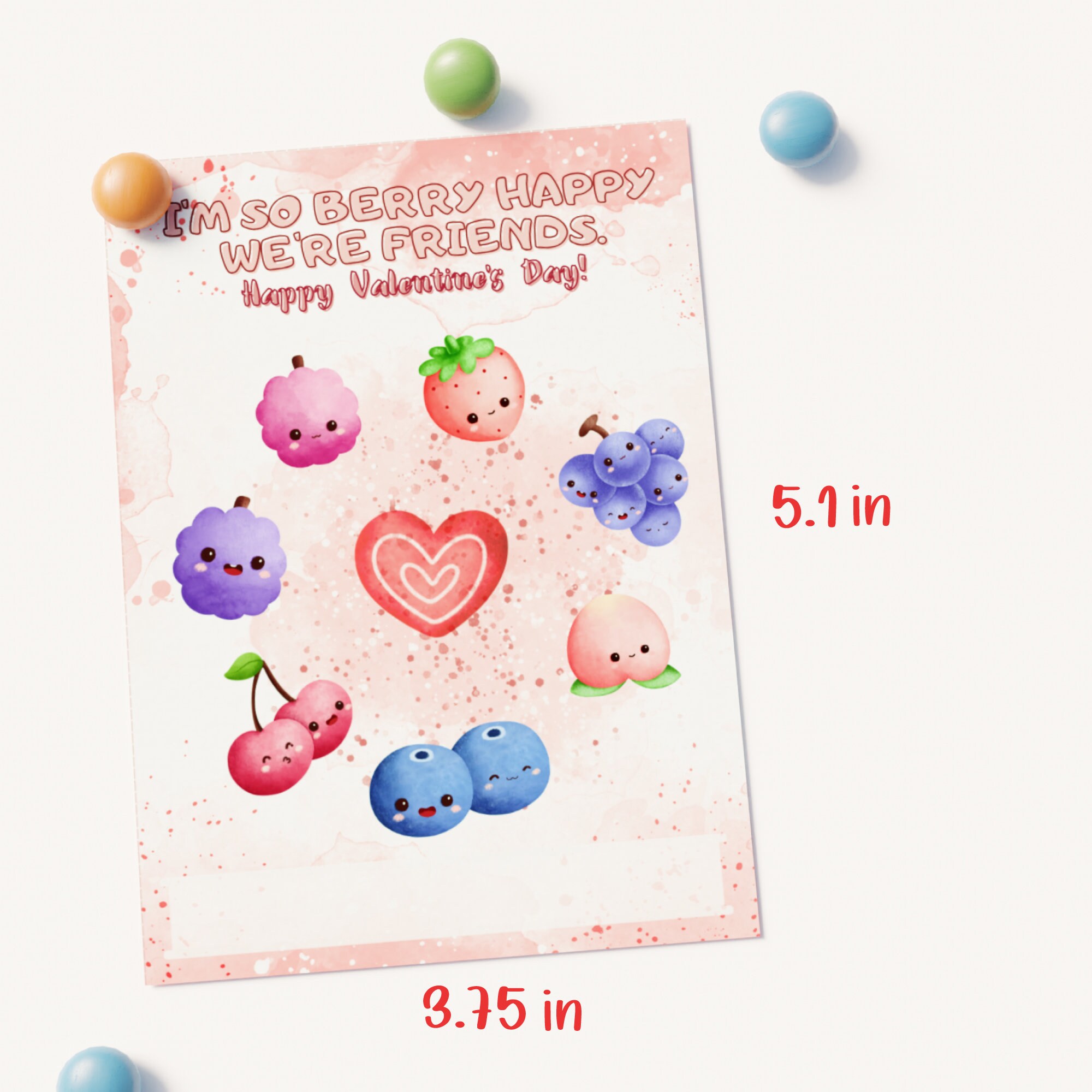 Sweet Rainbow Wishes Printable Skittles-themed Valentine's Cards, Share ...