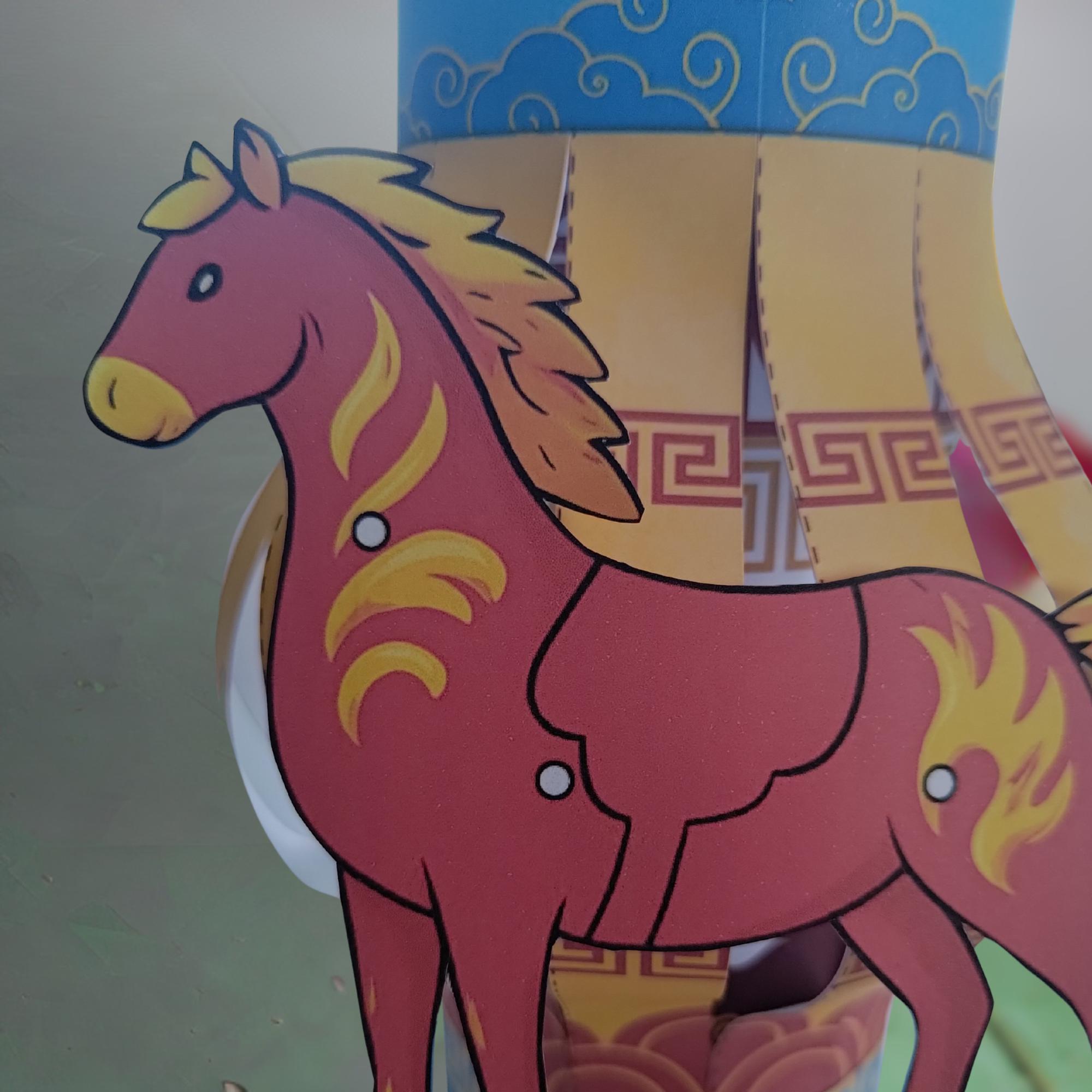 Printable Chinese New Year Paper Lantern Craft Kit, DIY Lantern for ...