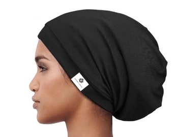Luxury Satin Lined Beanie - Perfect for Travel & Long Hair Care: Free Shipping in Australia