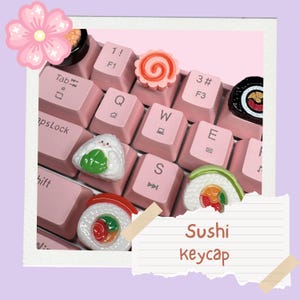 Kawaii Sushi Artisan Keycap: Individuelles Keyboard Accessoire