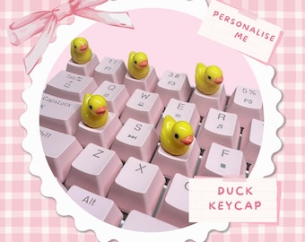 Tecla de goma hecha a mano: accesorio de teclado artesanal personalizado