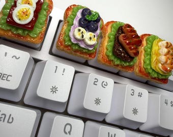 Toast Artisan Keycap – Handmade Keyboard Accessory