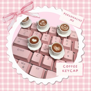 Artisan Kaffeetasse Tastenkappe: Benutzerdefiniertes Tastaturzubehör