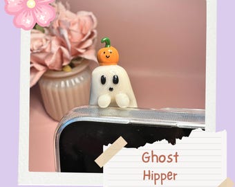 Kawaii Ghost Hipper: Handmade Kawaii Kindle Peeker