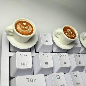 Kaffekopp Artisan Keycap – Handgjort tangentbordstillbehör