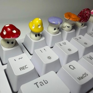 Mushroom Artisan Keycap – Handgjort tangentbordstillbehör