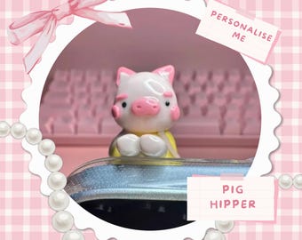 Kawaii Pig Fruit: Handmade Kawaii Kindle Peeker