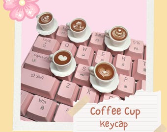 Artisan Kaffeetasse Tastenkappe: Benutzerdefiniertes Tastaturzubehör