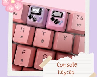 Kawaii Games Console Keycap: Handmade Artisan Keyboard Accessory