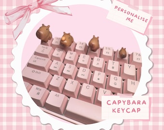 Handmade Capybara Artisan Keycap: Custom Keyboard Accessory