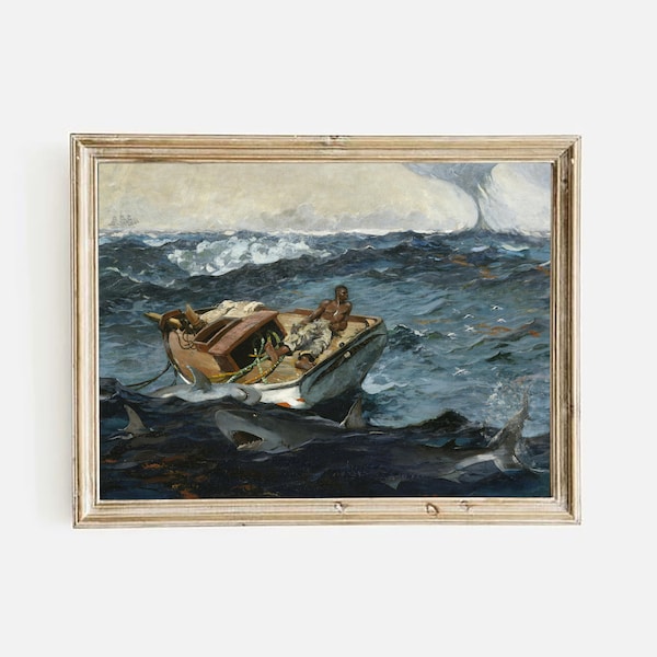 Esplora il Mare con Winslow Homer - Il Gulf Stream - Stampe Artistiche e Riproduzioni Straordinarie del Metropolitan Museum of Art