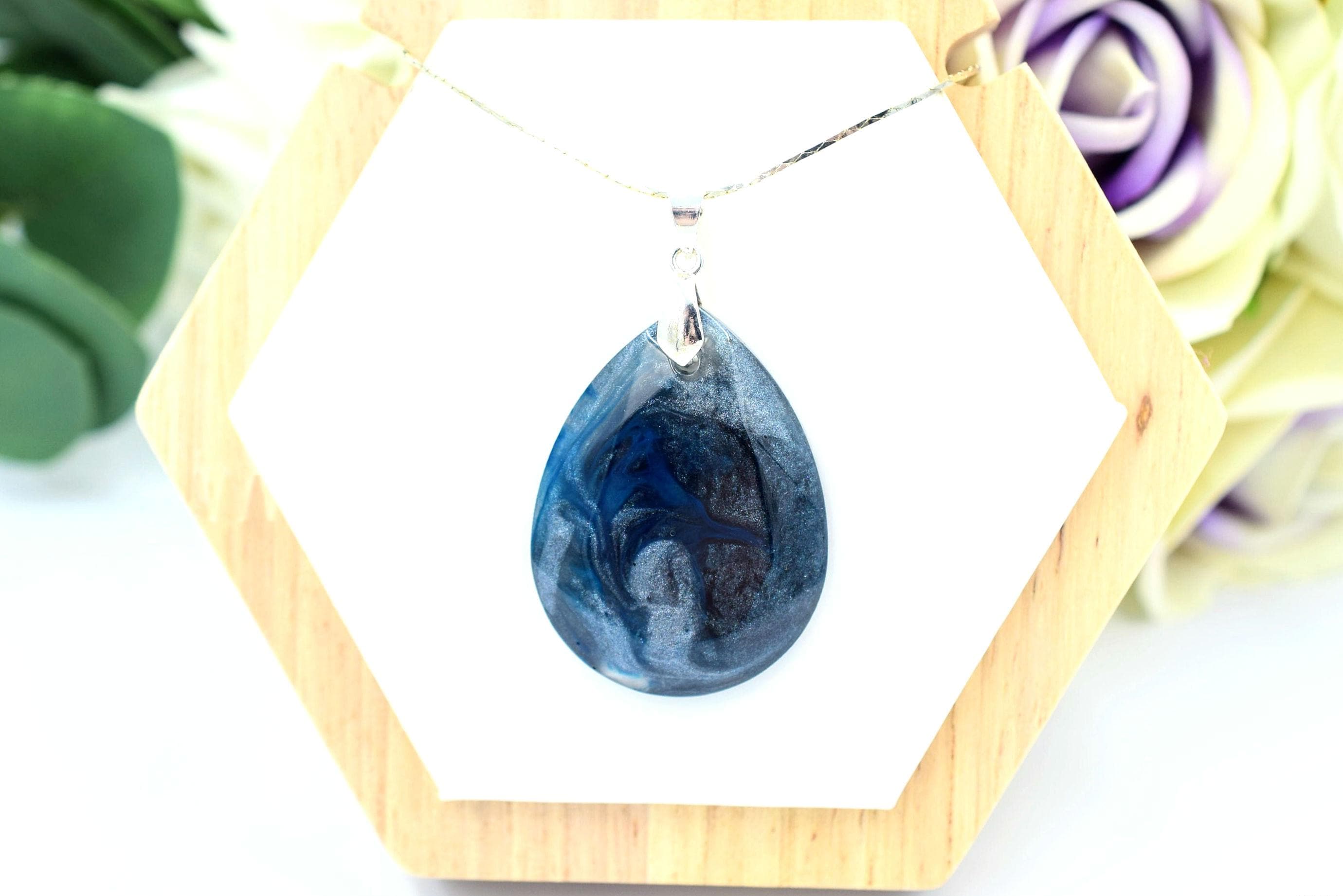 ☆Hei☆ sv925 raindrop pendant necklace HE24FANSG575XXFR Redwood Raindrop Pendant Necklace – Nancy Yuan Jewelry