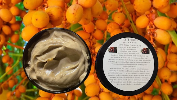 100% Raw Batana Oil 4oz/8oz (Whipped)