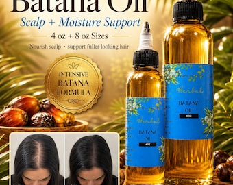 Aceite de Batana de crecimiento extremo para el crecimiento del cabello 118 ml/237 ml / Aceite para el crecimiento del cabello / Productos naturales para el cabello / Suero para el crecimiento del cabello / Cuidado natural del cabello