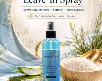 Hair Growth Rice Water and Aloe Leave-In Conditioner Spray | hair growth spray, hair mist, hair growth product, hair spray, Indian hair care