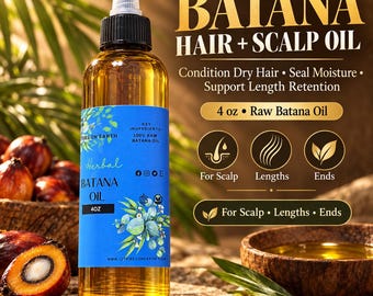 Extreme Growth Potent Batana Oil for Hair Growth 4oz/8oz | Hair Growth Oil Natural Hair Products | Hair Growth Serum | Natural Hair Care