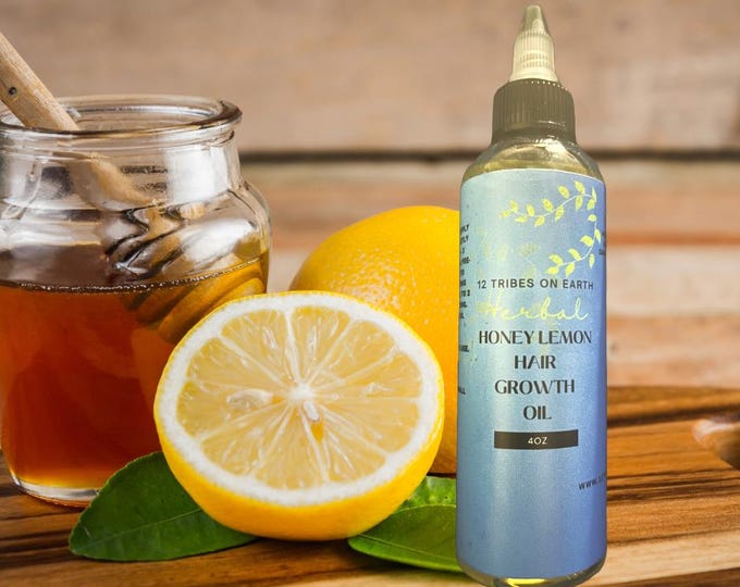 Honey Lemon Hair Growth Oil, 4oz