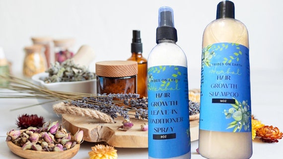 Hair Growth Shampoo and Leave-In Conditioner Spray Bundle