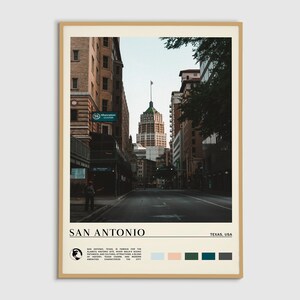 Digital Oil Paint, San Antonio Print, San Antonio Art, San Antonio Poster, San Antonio Photo, San Antonio Poster Print, San Antonio Decor