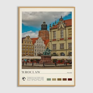 Digital Oil Paint, Wroclaw Print, Wroclaw Wall Art, Wroclaw Poster, Wroclaw Photo, Wroclaw Poster Print, Wroclaw Wall Decor, Poland Poster