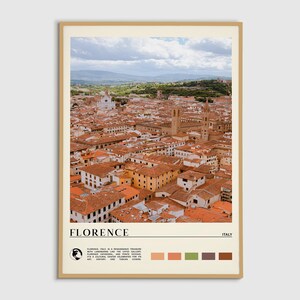 Digital Oil Paint, Florence Print, Florence Wall Art, Florence Poster, Florence Photo, Florence Poster Print, Florence Wall Decor, Italy
