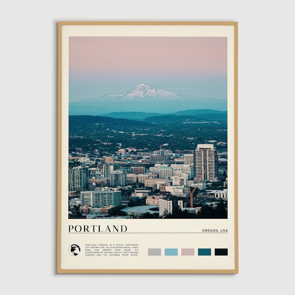 Detailed Paint Portland Background Illustration Detailed Paint Portland Background Illustration