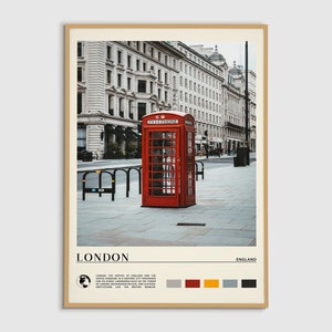 Digitale Ölfarbe, London Druck, London Wandkunst, London Poster, London Foto, London Poster Druck, London Wand Dekor, England Poster Druck