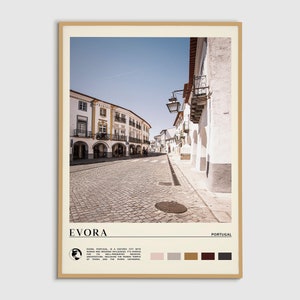 Digital Oil Paint, Evora Print, Evora Wall Art, Evora Poster, Evora Photo, Evora Poster Print, Evora Wall Decor, Portugal Poster Print