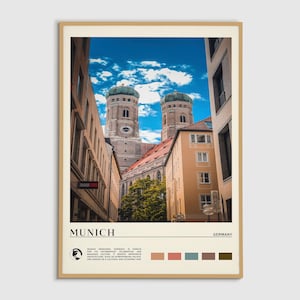 Digital Oil Paint, Munich Print, Munich Wall Art, Munich Poster, Munich Photo, Munich Poster Print, Munich Wall Decor, Germany Poster Print