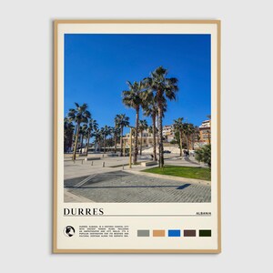 Digital Oil Paint, Durres Print, Durres Wall Art, Durres Poster, Durres Photo, Durres Poster Print, Durres Wall Decor, Albania Poster Print
