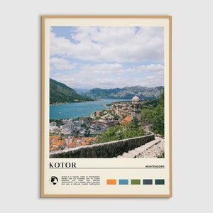 Digital Oil Paint, Kotor Print, Kotor Wall Art, Kotor Poster, Kotor Photo, Kotor Poster Print, Kotor Wall Decor, Montenegro Poster Print