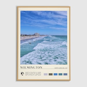 Digitale Ölfarbe, Wilmington Druck, Wilmington Wandkunst, Wilmington Poster, Wilmington Foto, Wilmington Poster Druck, Wilmington Dekor
